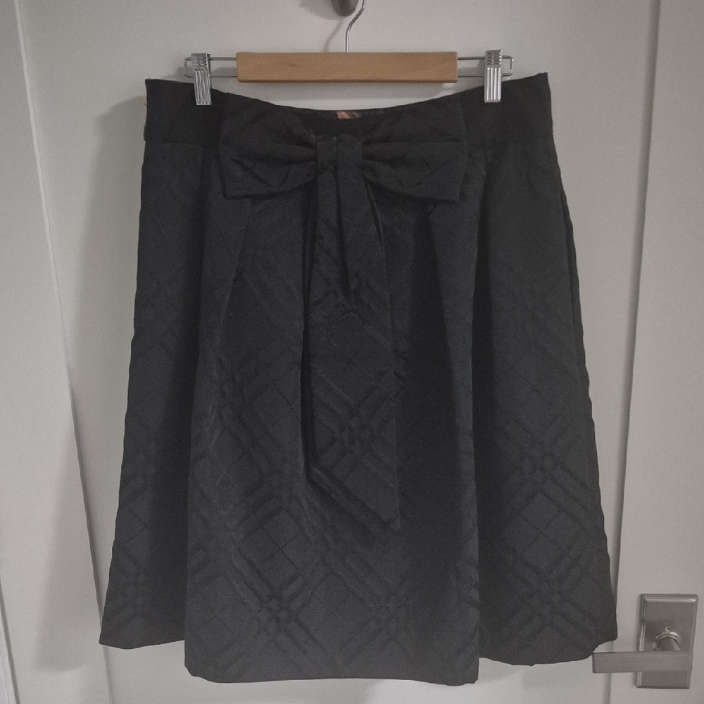 Elegant Black Bow Skirt